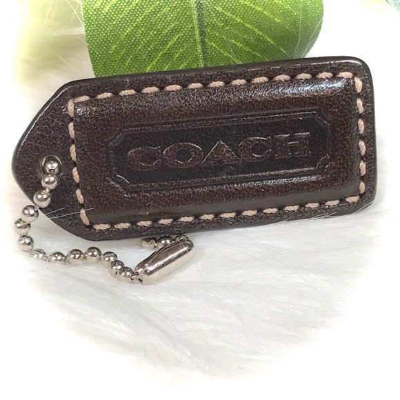 Coach Handbags - Coach Hangtag Dark Brown